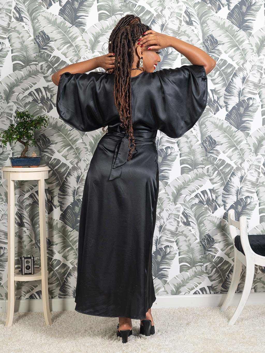 What Katie Did 1930s Lounging Robe Satiininen Aamutakki