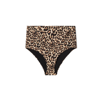 Understatement Highwaist Bikini Briefs Leopard Bikinihousut