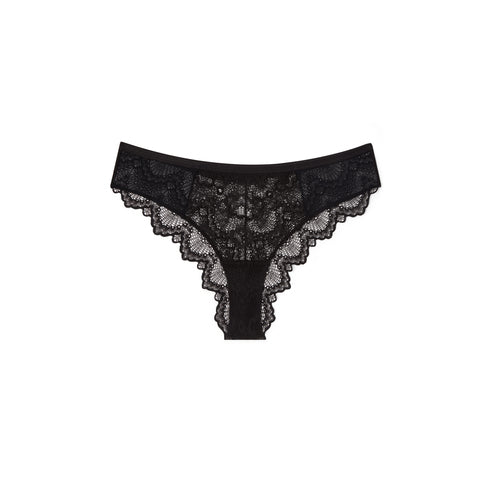 Understatement Lace Cheeky Black Alushousut