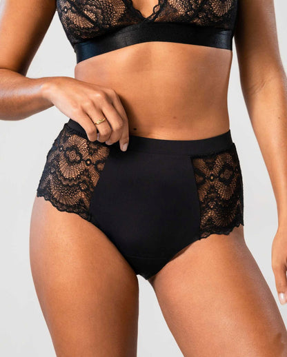 Understatement Lace Period Highwaist Briefs Kuukautisalushousut