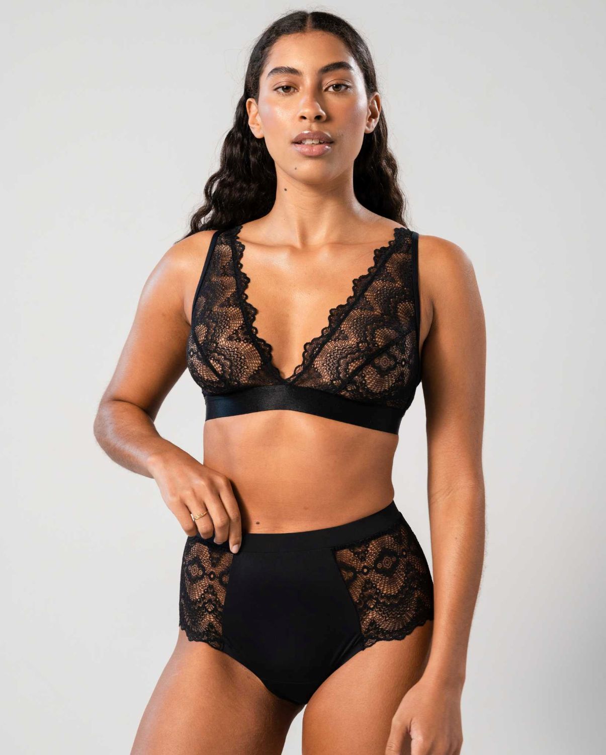 Understatement Lace Period Highwaist Briefs Kuukautisalushousut