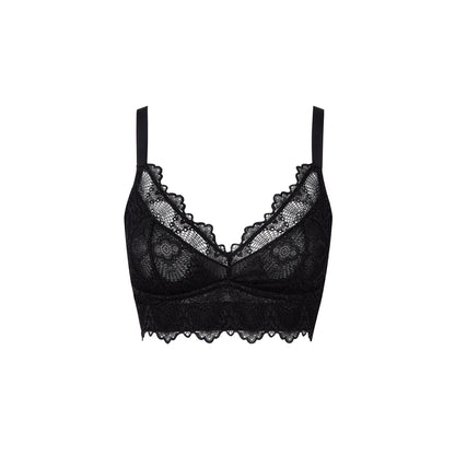 Understatement Lace Support+ Bralette Black Rintaliivit